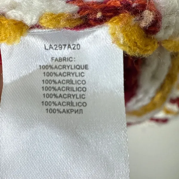 Molly Bracken Chunky Knit Striped Long Sleeve Retro Sweater Size M/L‎ Crochet - Image 7