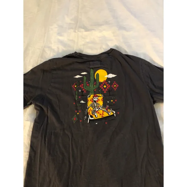 WXYZ graphic skull skeleton t-shirt Size Small - Image 5