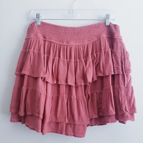 Hollister Ultra High Rise Tier Ruffle Skort - Image 5