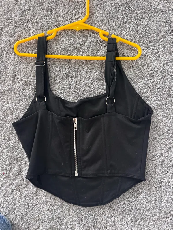 Black corset top - Image 2