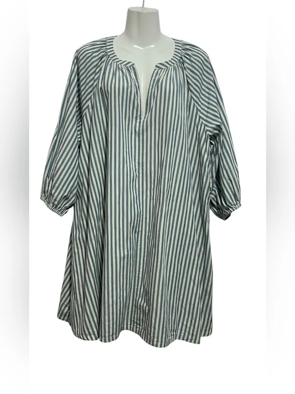 Melrose and Market Blue & White Striped tunic Drees - Image 2