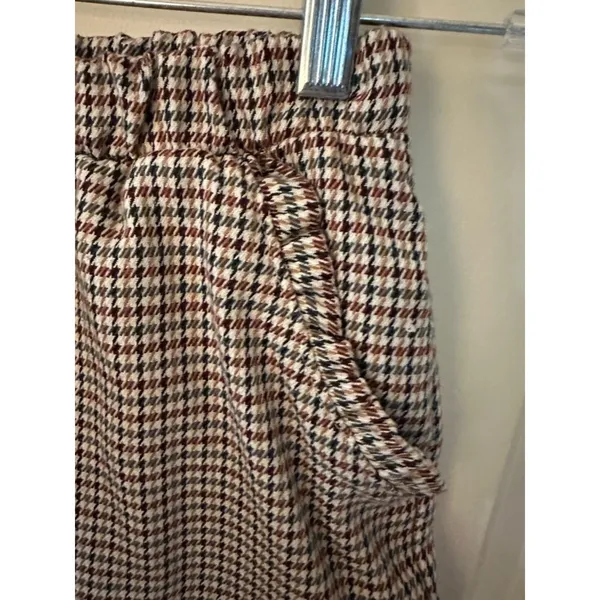Kirious Los Angeles Ruffle Edge Plaid Shorts Women's Sz XS - Image 5