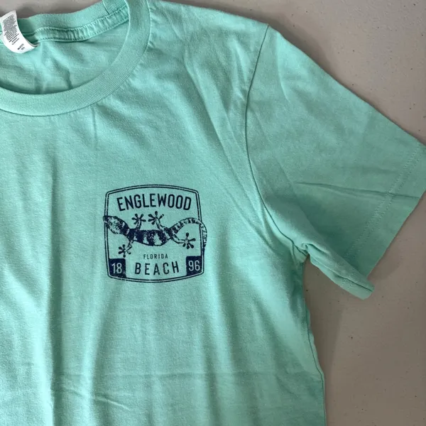 Women's Mint Englewood Beach Florida T-Shirt Size Small - Image 2
