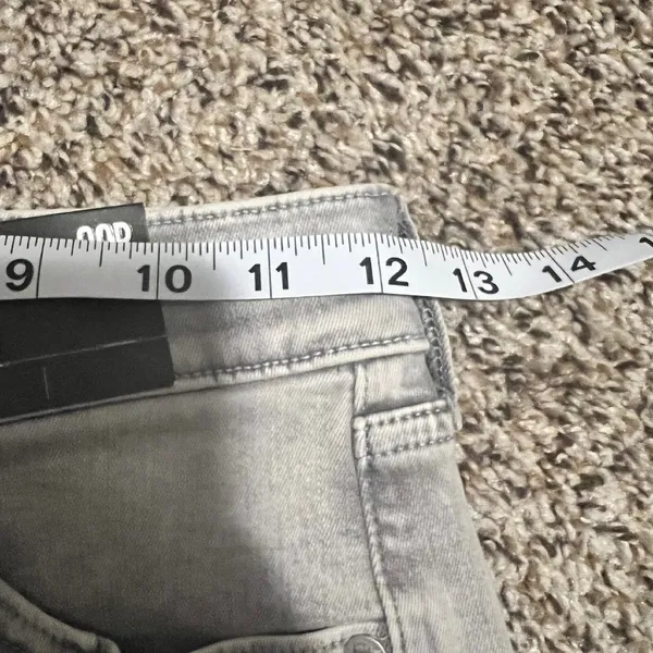 Express Mid Rise Skinny Jeans‎ Gray Wash Denim Womens Size 00R - Image 5