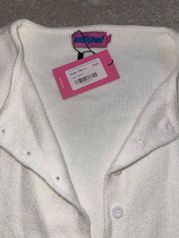 Edikted Cropped Cardigan - Image 4