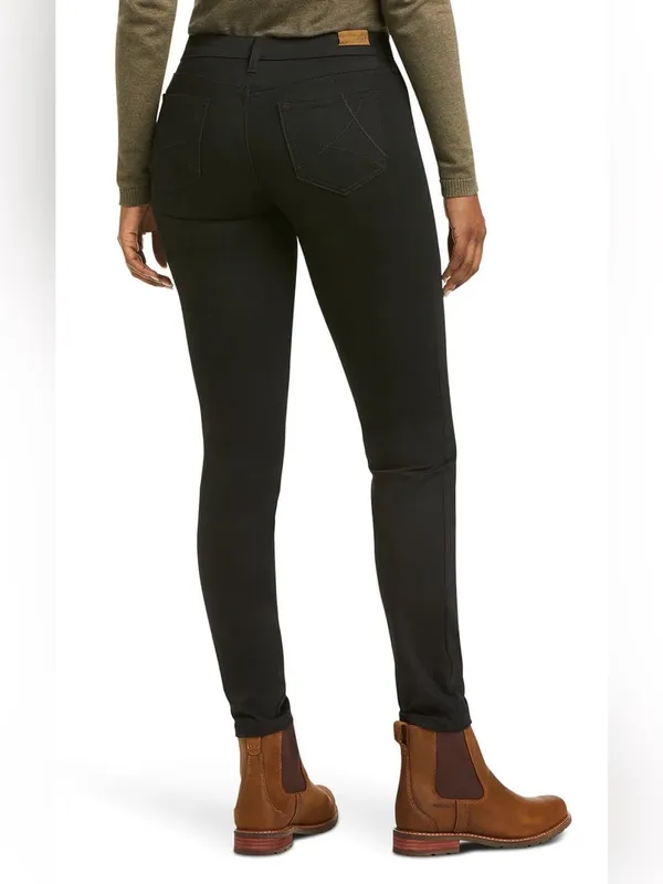 Ariat Perfect Rise Skinny Jeans in black 28"W x 30" inseam women's - Image 2