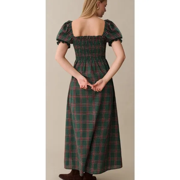 Few Moda x Carly A. Riordan Matilda Plaid Maxi Dress Sz. S - Image 2