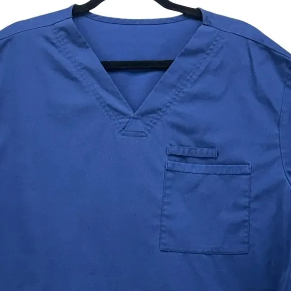 Cherokee Scrub‎ Top Navy Blue L - Image 3