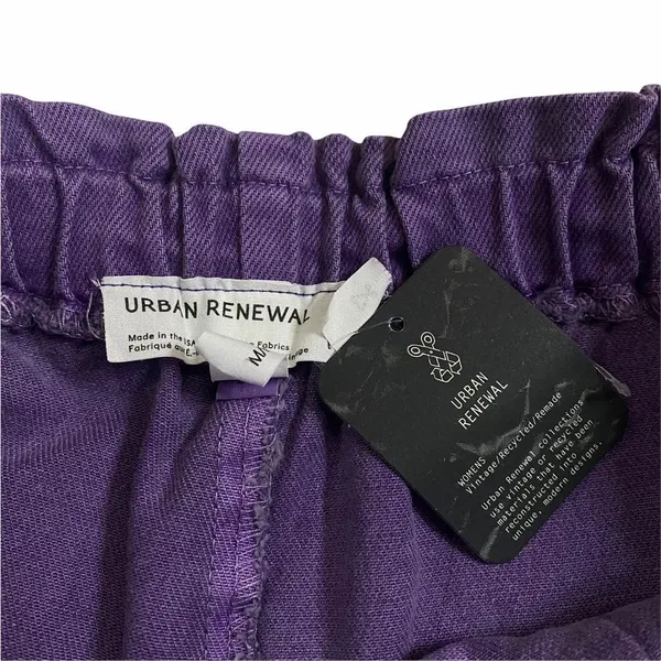 Urban Renewal Plum High Waisted Purple Shorts‎ Summer Medium Pocket - Image 4