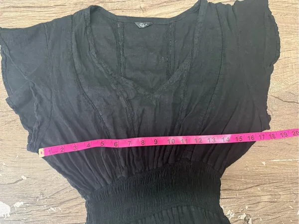 Rails Tara Lace Detail Mini Dress Black size medium - Image 6