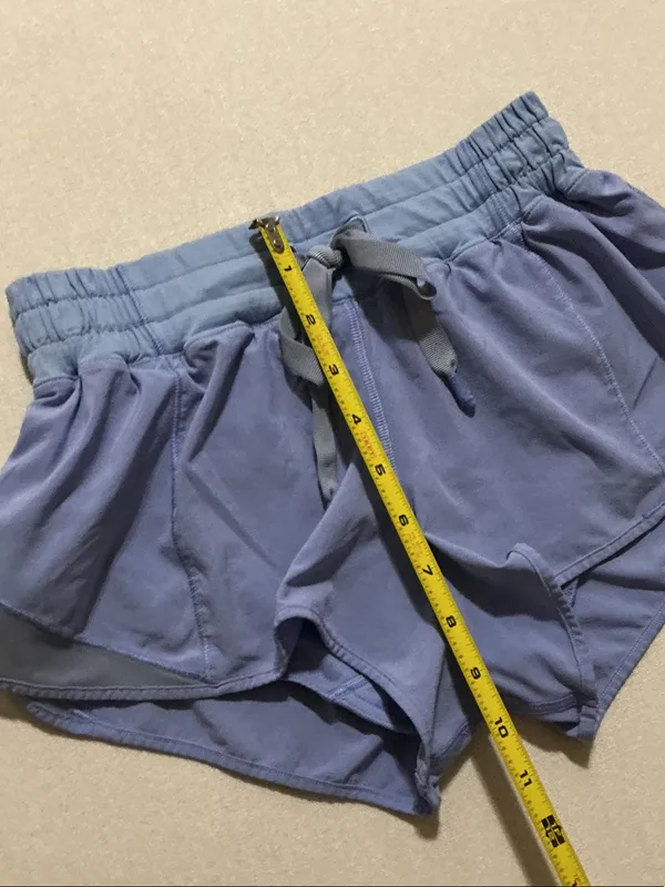 lululemon athletica Indigo Blue Athletic Drawstring Shorts - Image 7