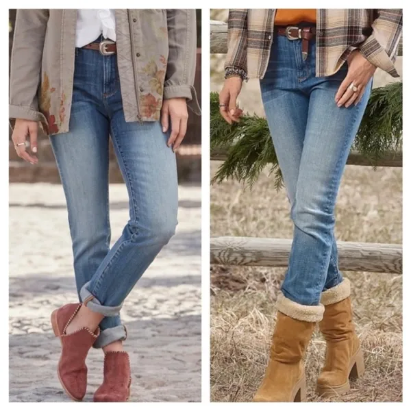 Driftwood Audrey Straight Jeans - Image 2