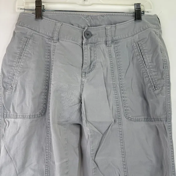 The North Face Women's Gray Cotton Pants Size 4 - Image 3