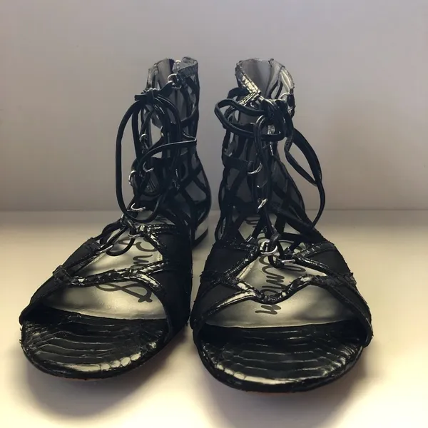 Sam Edelman Black‎ Denver Flat Sandals - Image 5