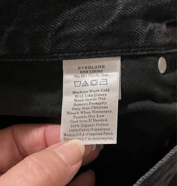 Everlane Black Jeans 90s Cheeky Sz 25 - Image 8