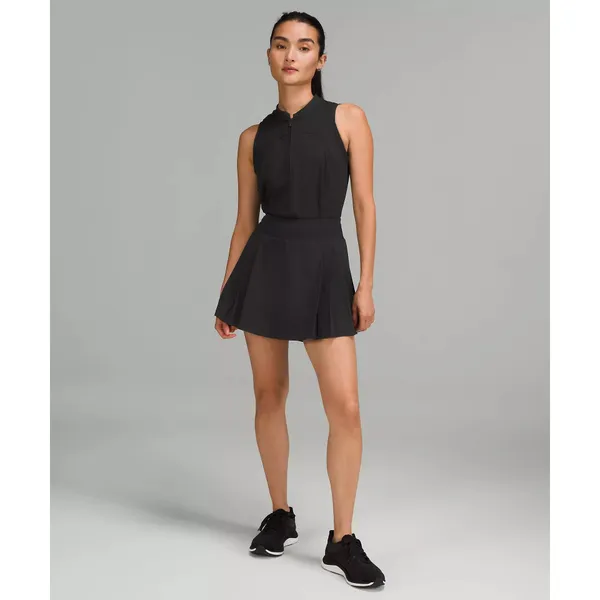 Lululemon Side-Pleat High-Rise Tennis Black Skirt Size 4 NWT - Image 2