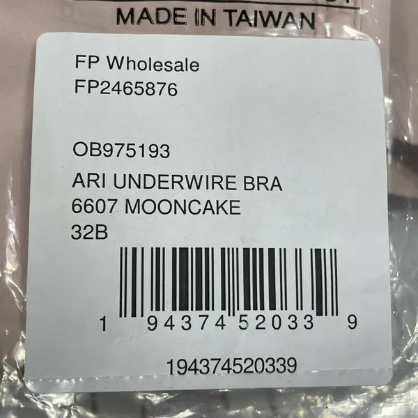 Free People Intimately Bra 32B Ari Underwire Stretch Convertible Moon Cake Pink - Image 9