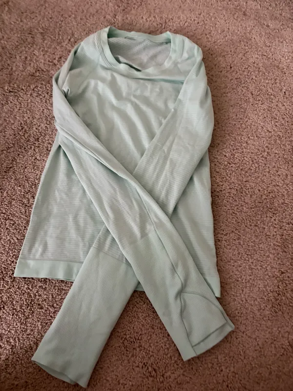 Lululemon long sleeve swifts tech teal - Image 3