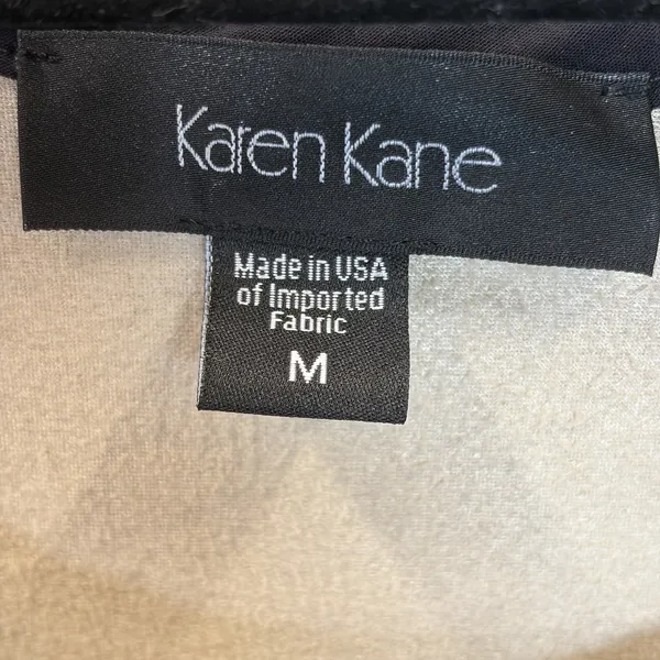 Karen Kane Womens M Tank Top Shell Faux Suede Baja Riviera Beige Laser Cut USA - Image 6