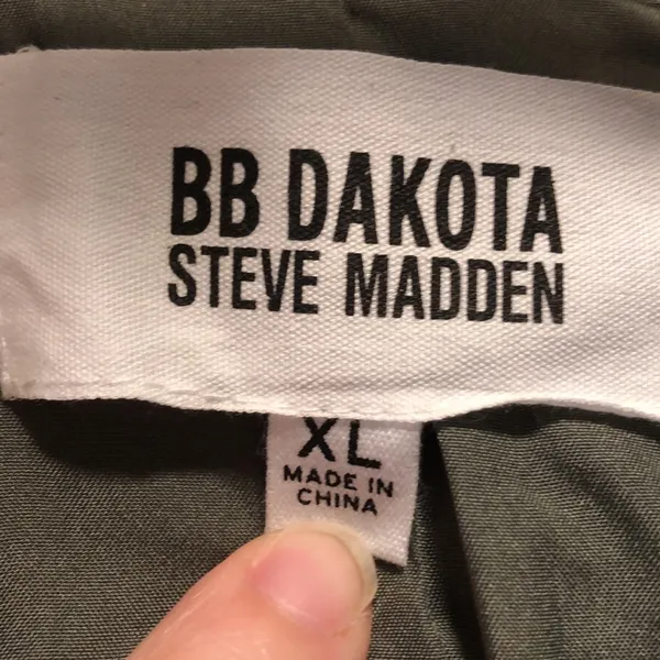 NWT Steve Madden BB Dakota Faux Suede Moto Jacket, XL - Image 4