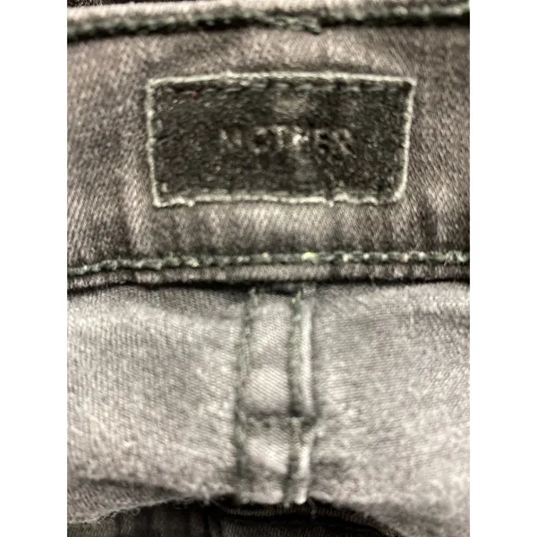 Mother The Tripper Not Guilty Women's Jeans Size 28 Black Button Fly 1566Q-180 - Image 8