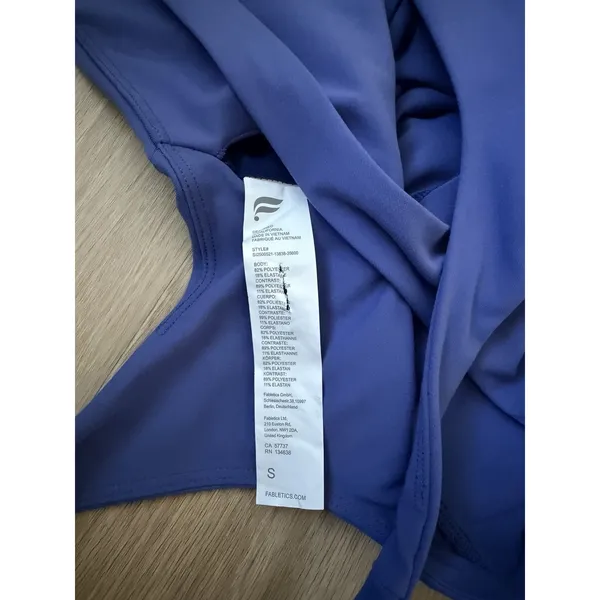 Nwot FABLETICS WOMEN'S DAYDREAMER CLASSIC MINI DRESS Small IN Velvet Dawn Blue - Image 10