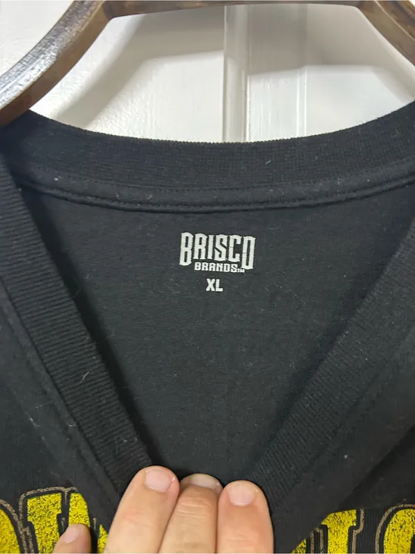 Brisco Cowgirls Graphic Short Sleeve Tee - Black & Yellow - Image 3
