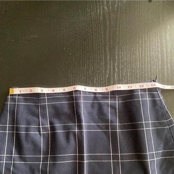 The Limited Navy Plaid Skirt - Image 5