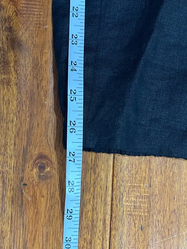 Brand New linen Set , pants and Top Black Size M - Image 3