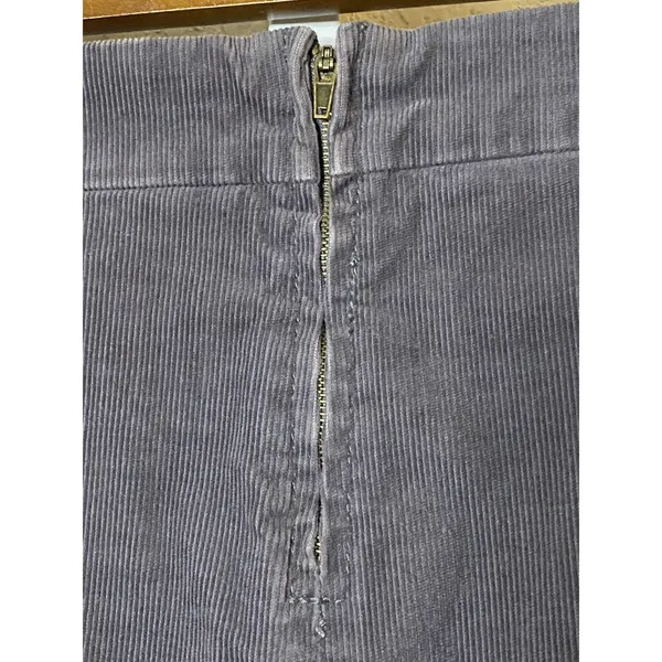 J. Crew Womens Skirt Gray Corduroy ‎ Sz 2 - Image 8