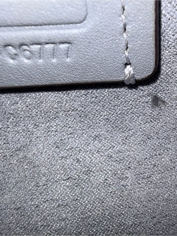 Coach Gray Leather Crossbody Bag - Silver Logo - Image 16