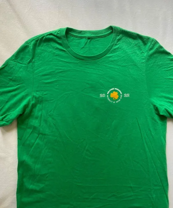 Notre Dame kelly green shamrock shirt - Image 3