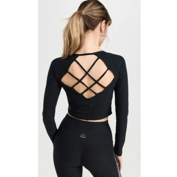 Beyond Yoga Spacedye Enlighten Cropped Pullover Top Size: XL - Image 2
