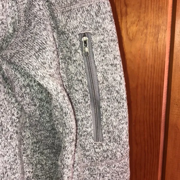 Patagonia Better Sweater Quarter-Zip Fleece Pullover - Women's 1/4 zip sweatshirt gray top - Image 7