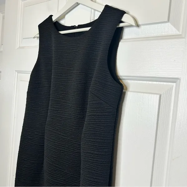 Mario Serrani‎ Sleeveless Black Sheath Dress Small - Image 4