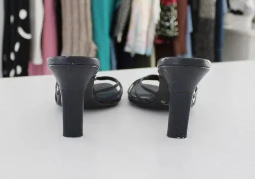 Vintage Y2K Jewel Strappy Mule Heels - Image 6