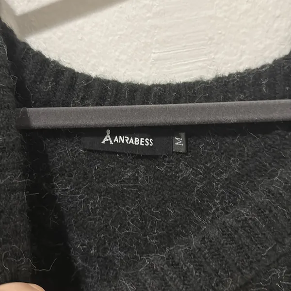 Warm Fuzzy Sweater Black Size M - Image 3