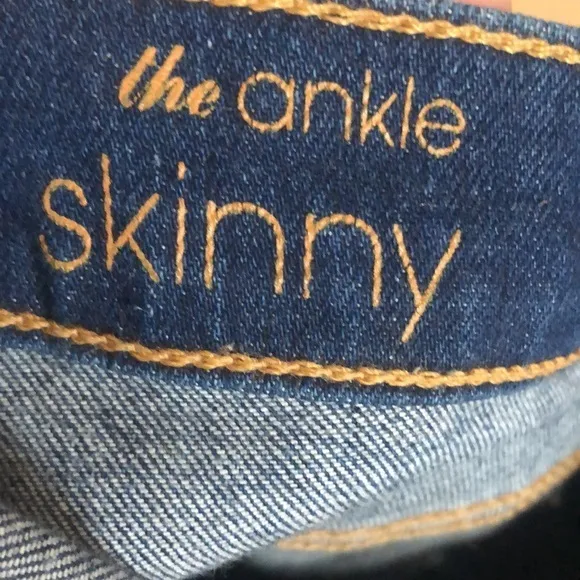 7 for all mankind ankle skinny blue jeans - Image 8
