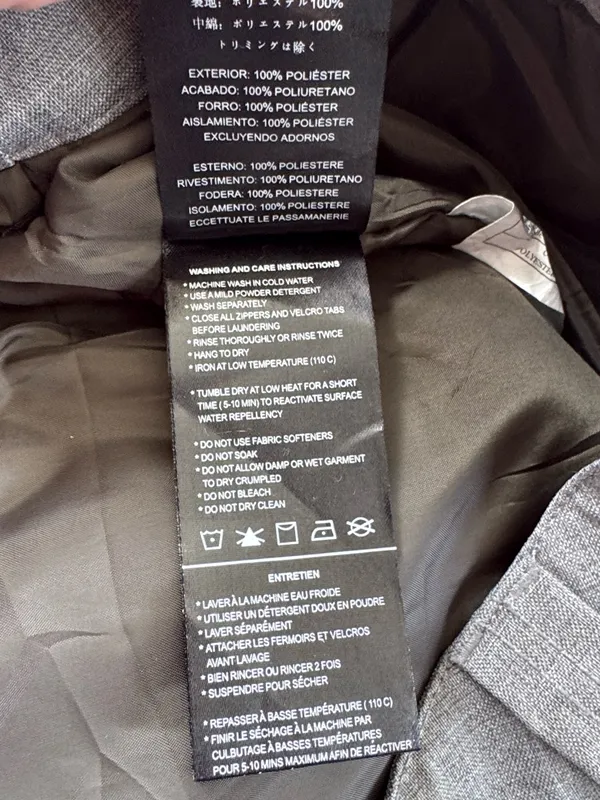 Orage Women’s Prime 10 Waterproof Insulated Ski Snowboard Pants Gray Cargo Small - Image 11
