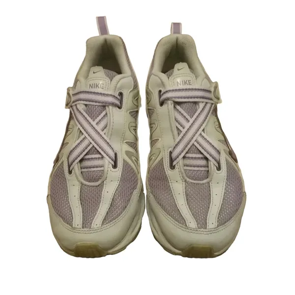 Nike running shoes T-run purple white with hook & loop closure size 6Y /7.5 W - Image 3