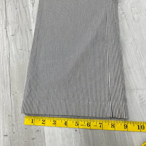 L.L. Bean Favorite Fit Curvy Striped Cotton Straight Leg Pants Hemmed 6T - Image 10