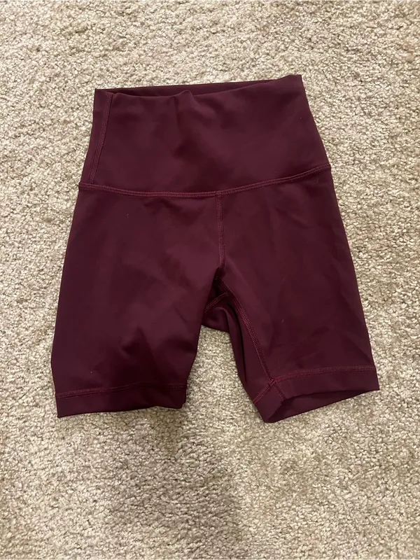 Lululemon wunder train high rise short 6” Sz 2 color Cassis - Image 9