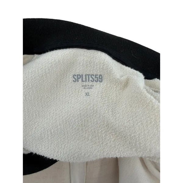 Splits59 Tiger French Terry Rugby Sweatshirt Vintage White Black XL - Image 12