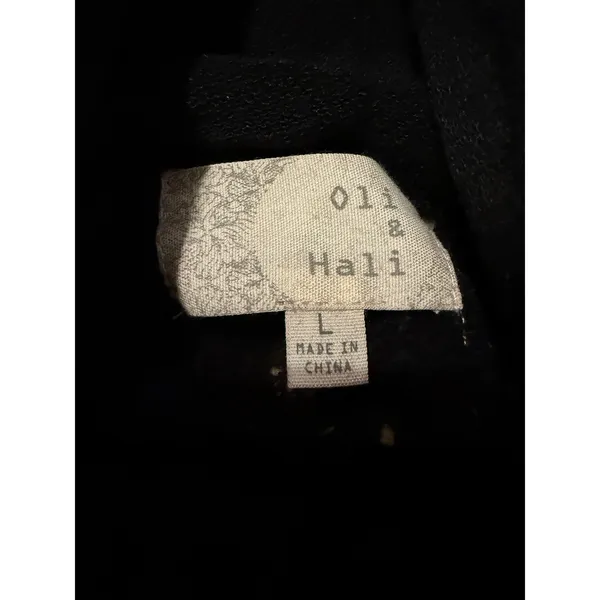 Oli & Hali Lagenlook Zip Jacket Women's Large Charcoal Gray‎ Casual Layered - Image 3