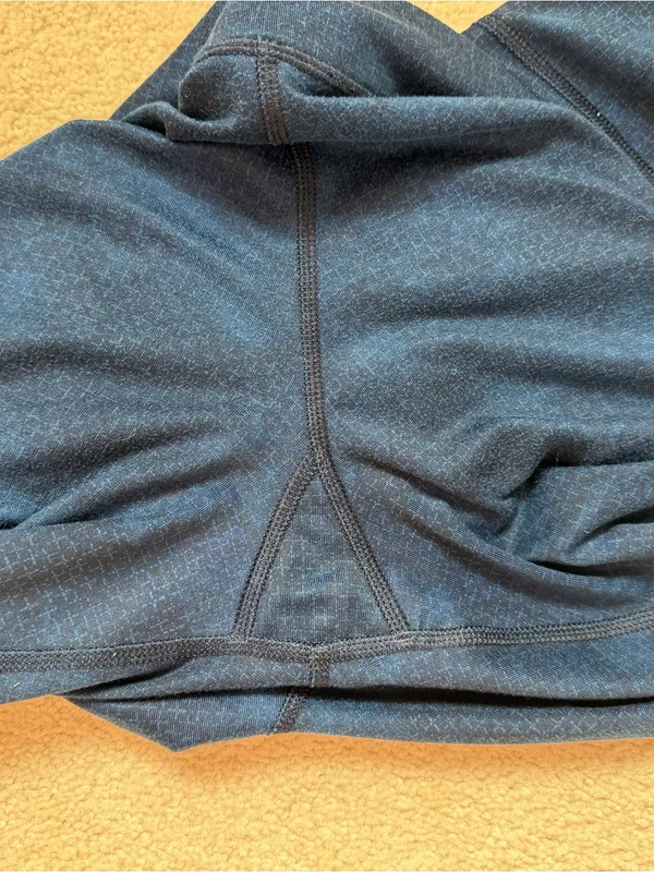 Lululemon Wunder Under Crop Leggings Blue Heathered Size 6‎ - Image 8