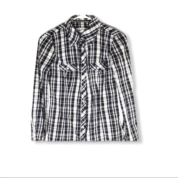 Guess Jeans Plaid Western Cut Shirt - Image 12