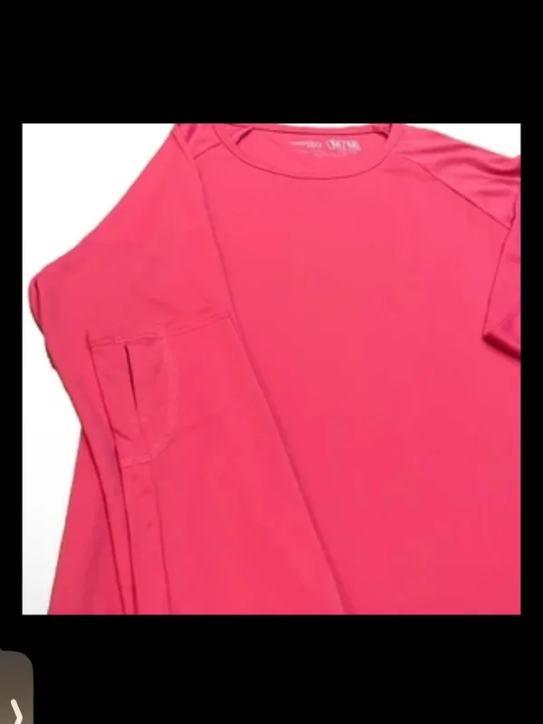 Reel Life Women's Medium Long Sleeve Tee Shirt Pink Quick Dry Beach Life NWOT - Image 3