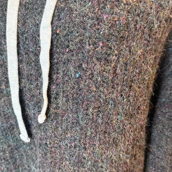 Aerie OFFLINE Oversized Speckled Knit Hooded Sweater Size L NWT - Image 3