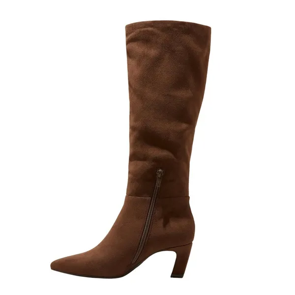 NWT A New Day Womens Raye Tall Dress Boots 88375198 Dark Brown 6M - Image 2