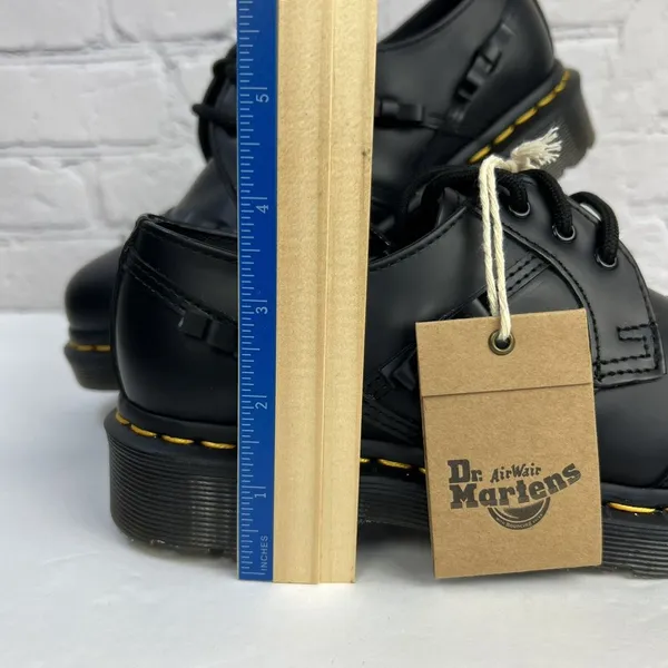 Dr.‎ Martens 1461 Bow Oxford Women's Black Smooth Leather Lace Up Shoes Size 6 - Image 9